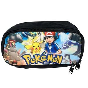 Pokemon Nintendo switch Pencil Case Double Zip Pikachu School Supply Travel NEW